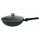 WOK-Pfanne abnehmbarer Griff 32cm Induktion Deckel Anti Haft Bratpfanne Marmor