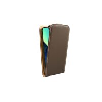 Flip Case kompatibel mit iPhone 14 Plus Handy Tasche vertikal aufklappbar Schutzhülle Klapp Hülle Schwarz