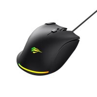 Havit MS957 kabelgebundene Gaming-Maus RGB-Hintergrundbeleuchtung 1000-7200 DPI USB PC-Maus Schwarz