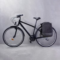 Wozinsky Fahrradtasche Doppelrucksack 2in1 30l schwarz (WBB30BK)