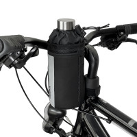 Wozinsky Thermo-Flaschentasche für Fahrrad oder Roller 1l schwarz (WBB29BK)