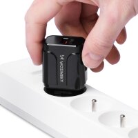 Wozinsky USB 3.0 Wandladegerät Handyladegerät Netzladegerät Schwarz (WWC-B02)