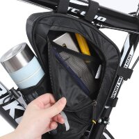 Wozinsky Fahrradtasche 1,5l unter dem Rahmen Schwarz (WBB23BK)