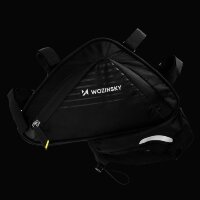 Wozinsky Fahrradtasche 1,5l unter dem Rahmen Schwarz (WBB23BK)