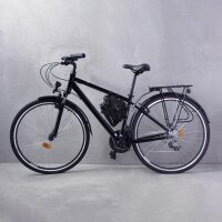 Wozinsky Fahrradtasche 1,5l unter dem Rahmen Schwarz (WBB23BK)