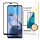 5D Schutz Glas kompatibel mit Motorola Moto E32 Curved Folie Vollständig Klebend und Abdeckung