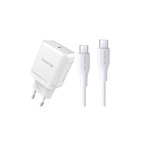 25W Quick Home Charger USB-C Schnell-Ladegerät weiß