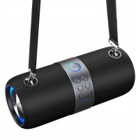 Bluetooth Lautsprecher 14W, USB, AUX, FM, RGB-Lichter,...