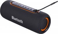 Bluetooth 5.0 Lautsprecher 10W, USB AUX FM RGB-Licht, 2000mAh Schwarz