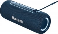 Bluetooth 5.0 Lautsprecher 10W, USB AUX FM RGB-Licht, 2000mAh Blau