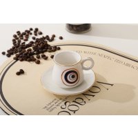12-Teilig Kaffeeset aus Porzellan 6x Kaffeetasse 6x...