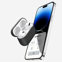 Plen Hülle für AirPods Pro 2 / AirPods Pro 1 Kopfhörerhülle Schwarz