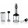 Arzum AR1162 Chefblend 1000-Watt Maxi-Mixer-Set, 500 ml und 700 ml Edelstahl Silber-Schwarz