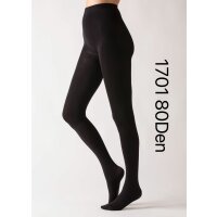 Damen Strumpfhose Nero Frauen Hose Socken N.1701 80 DEN schwarz