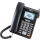 Maxcom Comfort MM28D 2G schnurgebundenes Dualband-Mobil-GSM-Business-Schreibtischtelefon – Schwarz/Silber – Steckertyp C (EU)