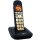 Maxcom MC6800 DECT-Telefon mit hintergrundbeleuchtetem LCD-Display, Schwarz