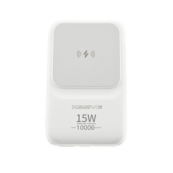 10.000mAh Magnetisch Kabellos Powerbank mit Eingebaute Kabel