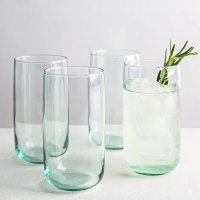 Pasabahce 4-Teilig Iconic Wassergläser Aware Collection 100% recycletes Glas Ikonisches Longdrink Glas 365 cc