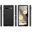 Carbon Case kompatibel mit Motorola Moto G42 flexible...