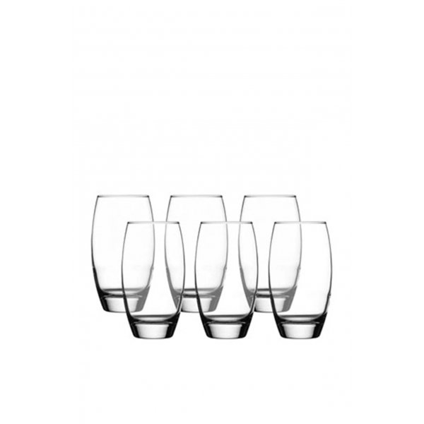 Pasabahce 41020 6er set Barrel Wasserglas 500cc Glasbecher Trinkgläser Scotch Gläser Glas