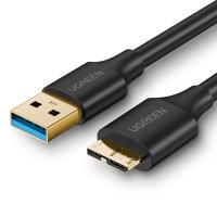 Ugreen Kabel USB-A - Micro USB-B 3.0 5Gb/s  schwarz (US130)