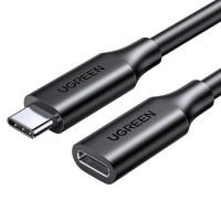 Ugreen Kabelverlängerungsadapter USB C (männlich) - USB C (weiblich) 100W 10Gb/s 1m schwarz