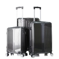 Reisekoffer Koffer 3 tlg Trolley Set Kofferset Gepäck Polycarbonat schwarz