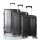 Reisekoffer Koffer 3 tlg Trolley Set Kofferset Gepäck Polycarbonat schwarz