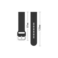 Silikonarmband TYS Smartwatch-Armband kompatibel mit Uhren universal 22mm