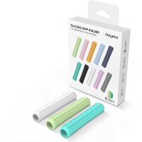 3 Stück Silikonhalter Set von Silikonhaltern für Tochpens, türkis, hellgrün, weiß