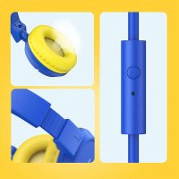 Joyroom On-Ear-Kopfhörer 3,5 mm Miniklinke für Kinder Kinder blau (JR-HC1 blau)