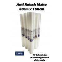 Anti Rutsch Matte 50 x 150cm Schubladenmatte Schrankmatte Küchenmatte