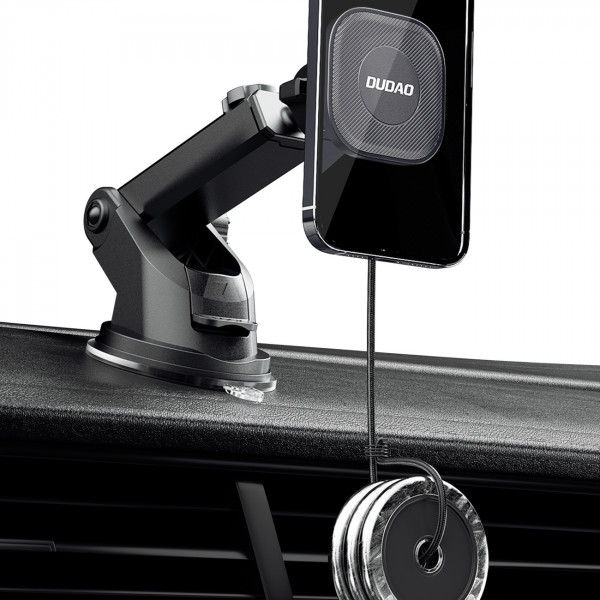 Dudao Magnetischer Autotelefonhalter Schwarz für den Cockpit oder Glas  Handy-Halterung, (1-tlg)