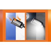 Superfire FF7-B Solarlampe , 28W, 2400mAH Außenbeleuchtung Bewegungsmelder Schwarz