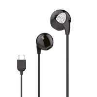 In-Ear-Kopfhörer Premium Sound Hi-Fi-Ohrhörer Forcell C1 USB Typ C Schwarz
