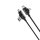 XO NB237 Daten- und Ladekabel 4in1 USB + USB-C - iPhone-Anschluss + USB-C 1,0 m 3A Schwarz