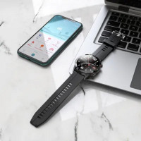HOCO Smartwatch / Smartwatch Y2 Pro Smart Sport (Anrufe von der Uhr möglich) Schwarz