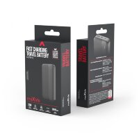 Maxlife MXPB-02 Powerbank 20W Akkukapazität 20000mAh Externer Akku Schwarz