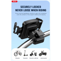 XO Smartphonehalterung für Fahrräder und Motorräder Schwarz