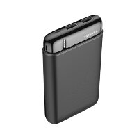 Forever Powerbank TB-100L 20000 mAh Extrem Hohe Kapazität, Externer Akku Schwarz