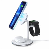 Choetech T585-F 3in1 induktive Ladestation iPhone 12/13, AirPods Pro, Apple Watch Weiß