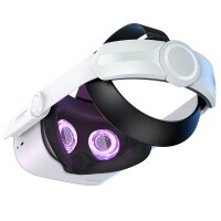 Joyroom Strap kompatibel mit Oculus Quest 2 verstellbares Gummiband weiß (JR-QS1)