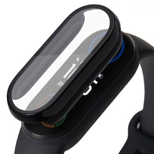 Schutzglas Folie XIAOMI MI BAND 3 / 4 / 5 / 6 / 6 NFC Tech-Protect Defense360 schwarz