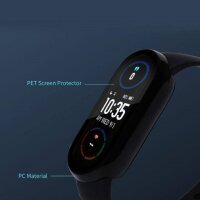 Schutzglas Folie XIAOMI MI BAND 3 / 4 / 5 / 6 / 6 NFC Tech-Protect Defense360 schwarz