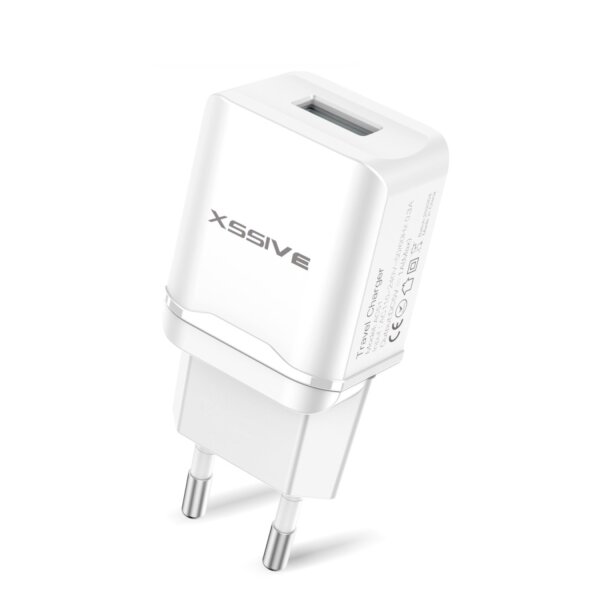 5W Travel USB Home Charger 1A Max Ladegerät mit 1m USB Kabel weiß