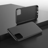 Soft Case Gel Flexible Hülle kompatibel mit iPhone SE 2022 / SE 2020 / iPhone 8 / iPhone 7 schwarz