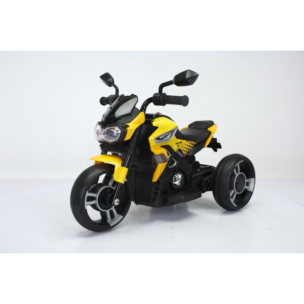 Kinder Dreirädriges Elektro Motorrad 6V4.5AH Bluetooth USB Musik & Licht