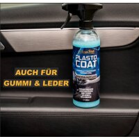 PLASTO COAT - INNENRAUMPFLEGE 500ml Set Mikrofasertuch 380GSM