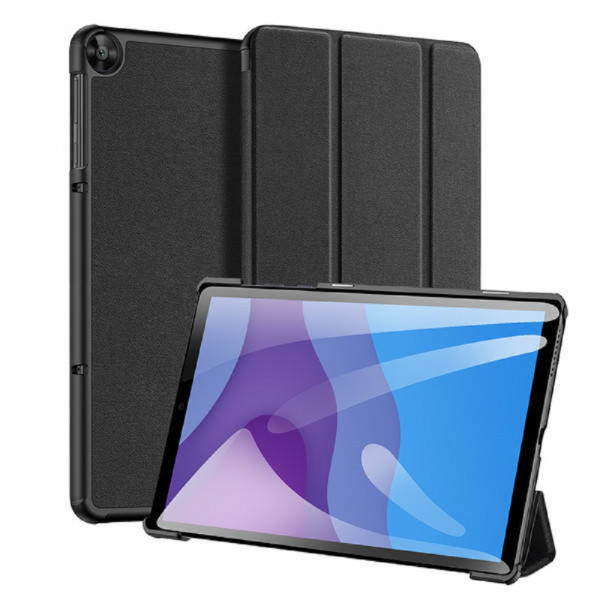 Hartschale mit Smart Sleep und integrierter Standfunktion Etui Schutz Hülle Tasche Cover kompatibel mit Google Pixel Tablet schwarz