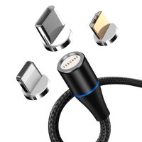 Maxlife MXUC-03 magnetisches Kabel USB - iPhone + USB-C +...